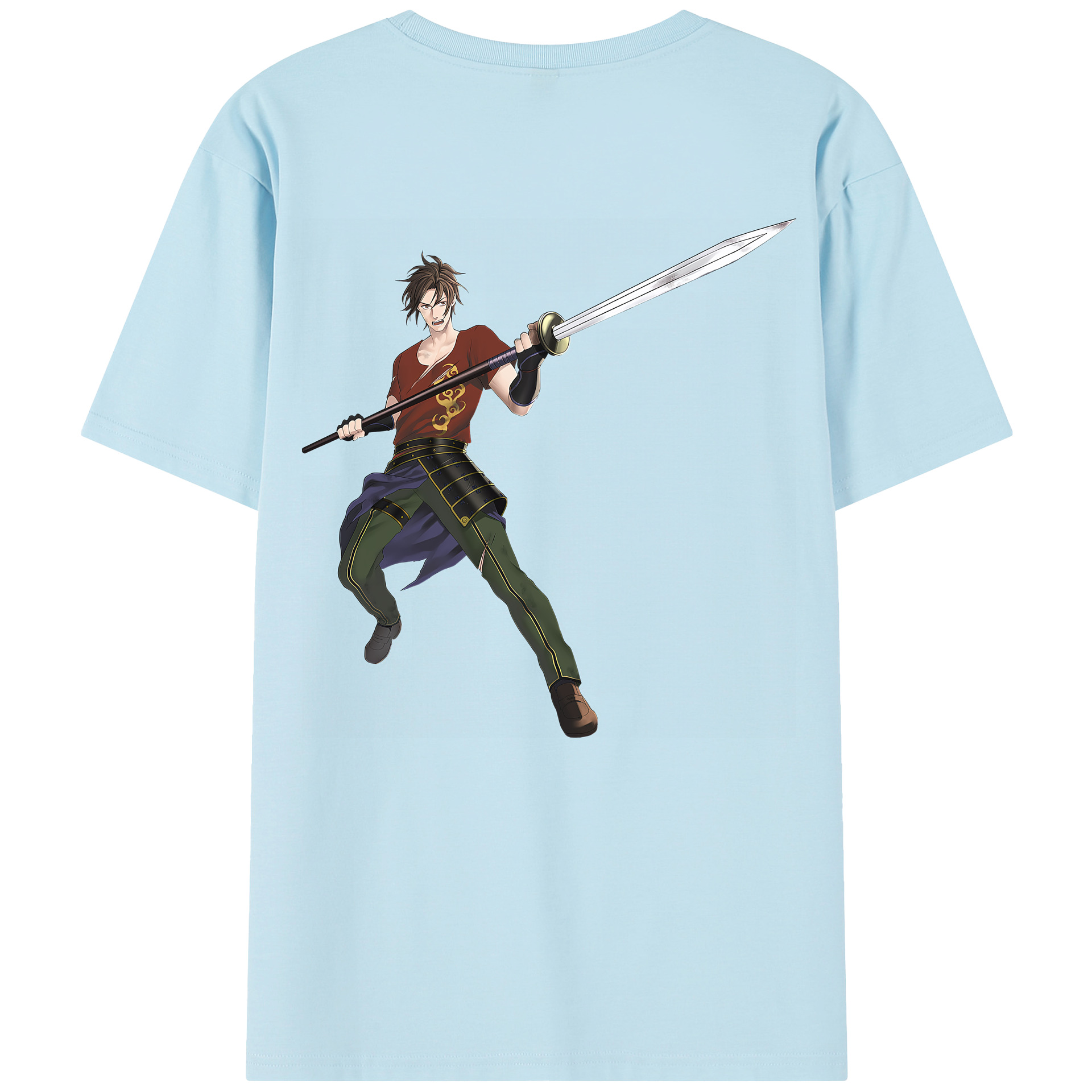 （画像用） 刀剣乱舞 Touken Ranbu 綿100％半袖Tシャツ（背面プリント）